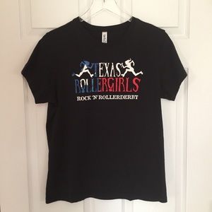 Vintage Austin Texas Rollergirls graphic T XLarge